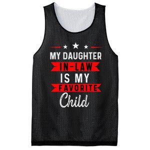 My Daughter In Law Is My Favorite Child Daughterinlaw Gift Mesh Reversible Basketball Jersey Tank