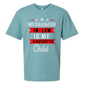 My Daughter In Law Is My Favorite Child Daughterinlaw Gift Sueded Cloud Jersey T-Shirt