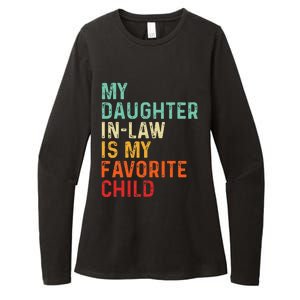 My Daughter In Law Is My Favorite Child Father's Day in Law Womens CVC Long Sleeve Shirt