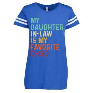 My Daughter In Law Is My Favorite Child Father's Day in Law Enza Ladies Jersey Football T-Shirt