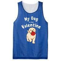 My Dog Is My Valentine Golden Retriever Mom Dad Great Gift Mesh Reversible Basketball Jersey Tank