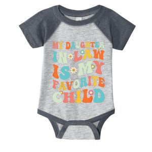 My Daughter In Law Is My Favorite Child Funny Family Humor Infant Baby Jersey Bodysuit