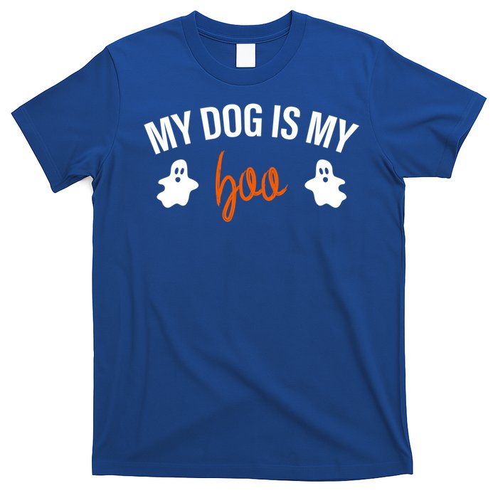 My Dog Is My Boo Funny Dog Owner Halloween Costume Pajamas Gift T-Shirt