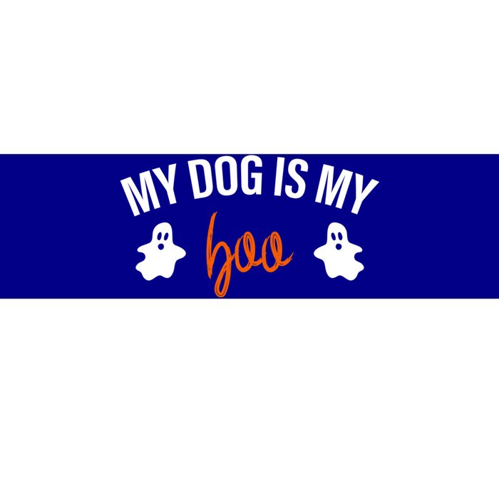 My Dog Is My Boo Funny Dog Owner Halloween Costume Pajamas Gift Bumper Sticker