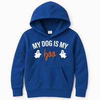 My Dog Is My Boo Funny Dog Owner Halloween Costume Pajamas Gift Kids Hoodie