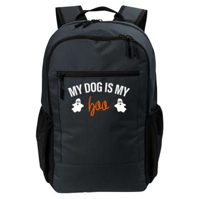 My Dog Is My Boo Funny Dog Owner Halloween Costume Pajamas Gift Daily Commute Backpack