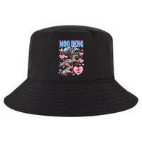 Moo Deng I Love You Pygmy Hippopotamus Cool Comfort Performance Bucket Hat