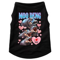 Moo Deng I Love You Pygmy Hippopotamus Doggie Tank