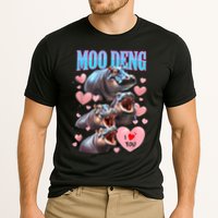 Moo Deng I Love You Pygmy Hippopotamus Performance Shirt