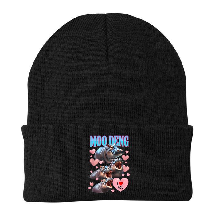 Moo Deng I Love You Pygmy Hippopotamus Beanie