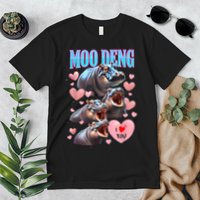 Moo Deng I Love You Pygmy Hippopotamus Premium T-Shirt