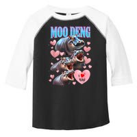 Moo Deng I Love You Pygmy Hippopotamus Toddler Fine Jersey T-Shirt