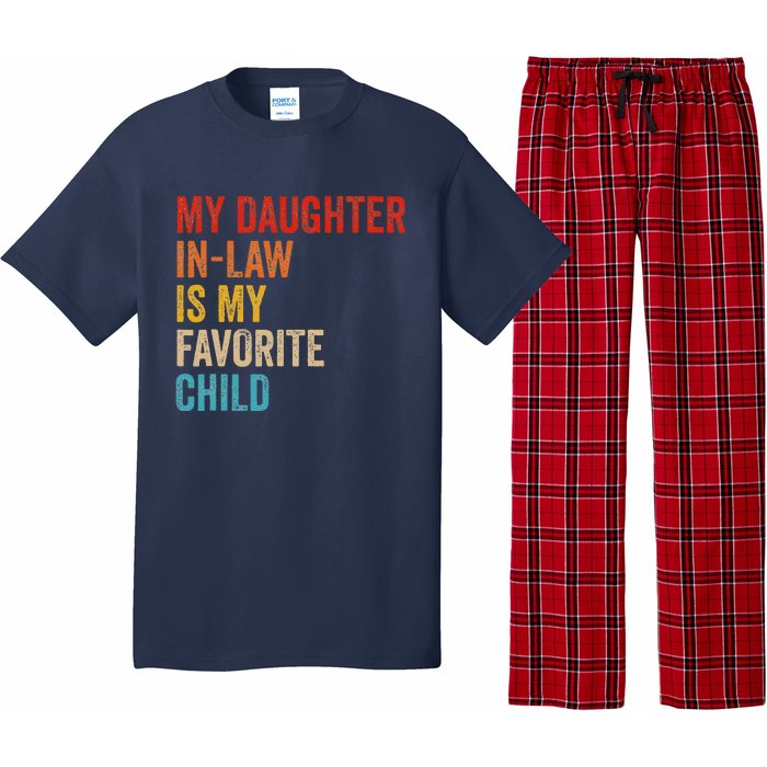 My Daughter In Law Is My Favorite Child Funny Family Vintage Pajama Set