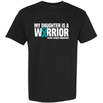 My Daughter Is A Warrior Sexual Assault Awareness Cool Gift Garment-Dyed Heavyweight T-Shirt