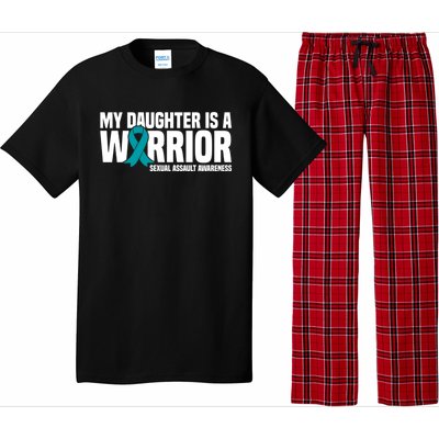 My Daughter Is A Warrior Sexual Assault Awareness Cool Gift Pajama Set