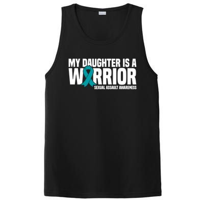 My Daughter Is A Warrior Sexual Assault Awareness Cool Gift PosiCharge Competitor Tank