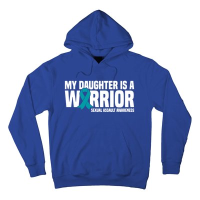 My Daughter Is A Warrior Sexual Assault Awareness Cool Gift Hoodie