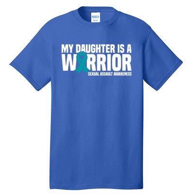 My Daughter Is A Warrior Sexual Assault Awareness Cool Gift Tall T-Shirt