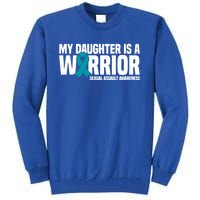 My Daughter Is A Warrior Sexual Assault Awareness Cool Gift Tall Sweatshirt