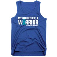 My Daughter Is A Warrior Sexual Assault Awareness Cool Gift Tank Top