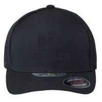 My Dad Is Cooler Than Yours Funny Fathers Day Slogans Xmas Gifts Flexfit Unipanel Trucker Cap