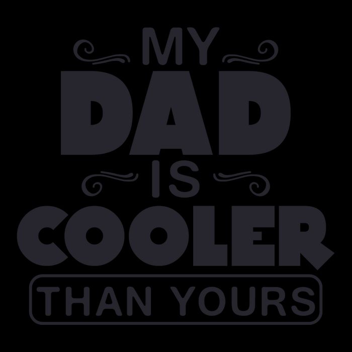 My Dad Is Cooler Than Yours Funny Fathers Day Slogans Xmas Gifts Sustainable Beanie