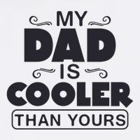 My Dad Is Cooler Than Yours Funny Fathers Day Slogans Xmas Gifts Wool Snapback Cap