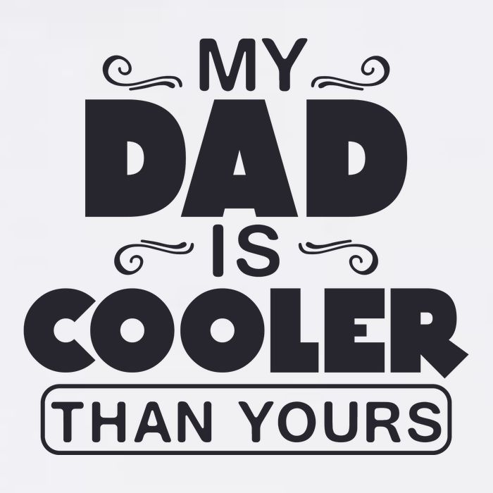 My Dad Is Cooler Than Yours Funny Fathers Day Slogans Xmas Gifts Wool Snapback Cap