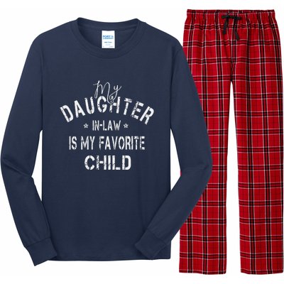 My Daughter In Law Is My Favorite Child Funny Fathers Day Long Sleeve Pajama Set