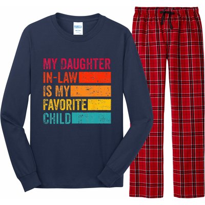 My Daughter-in-law Is My Favorite Child Funny Fathers Day Long Sleeve Pajama Set