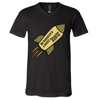 My Daughter is a Rocket Scientist V-Neck T-Shirt