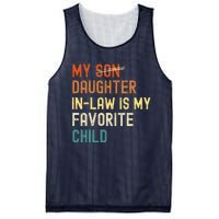 My Daughter-in-law is My Favorite Child Funny Fathers Day Mesh Reversible Basketball Jersey Tank