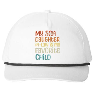 My Daughter In Law Is My Favorite Child Snapback Five-Panel Rope Hat