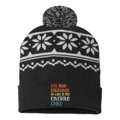 My Daughter In Law Is My Favorite Child USA-Made Snowflake Beanie