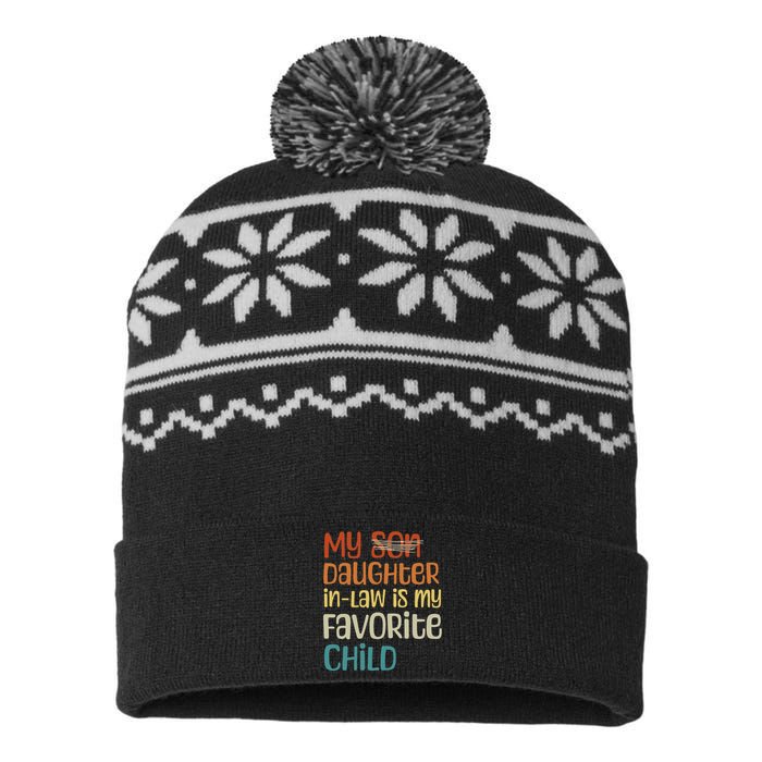 My Daughter In Law Is My Favorite Child USA-Made Snowflake Beanie