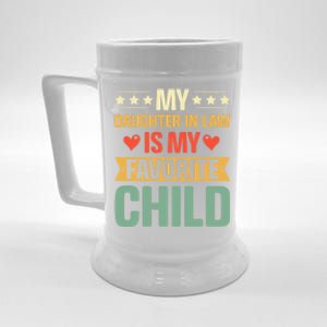 My Daughter In Law Is My Favorite Child Funny Family Gifts Beer Stein