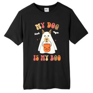 My Dog Is My Boo Funny Halloween Dog Lover Gift Tall Fusion ChromaSoft Performance T-Shirt