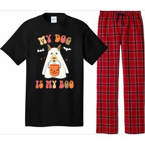 My Dog Is My Boo Funny Halloween Dog Lover Gift Pajama Set