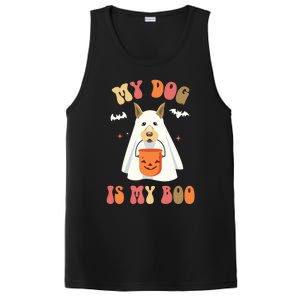 My Dog Is My Boo Funny Halloween Dog Lover Gift PosiCharge Competitor Tank