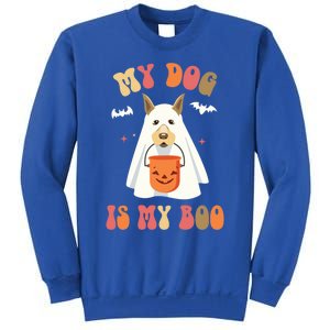 My Dog Is My Boo Funny Halloween Dog Lover Gift Sweatshirt