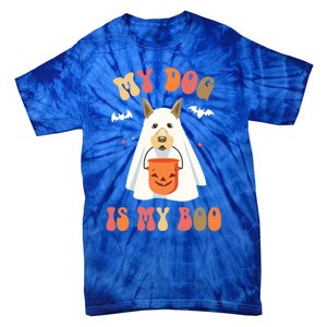 My Dog Is My Boo Funny Halloween Dog Lover Gift Tie-Dye T-Shirt