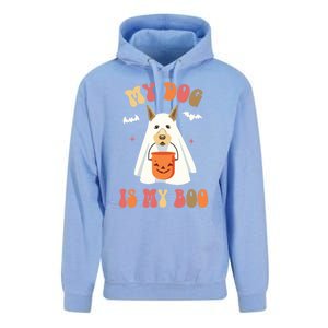 My Dog Is My Boo Funny Halloween Dog Lover Gift Unisex Surf Hoodie