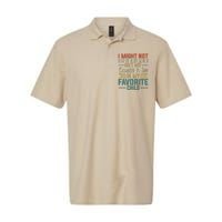 My Daughterinlaw Is My Favorite Child Funny Fathers Day Softstyle Adult Sport Polo