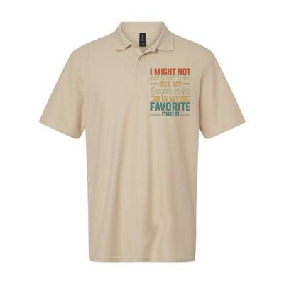 My Daughterinlaw Is My Favorite Child Funny Fathers Day Softstyle Adult Sport Polo