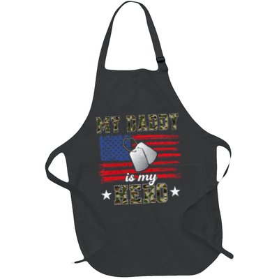 My Daddy Is My Hero Military Dad American Flag Army Proud Ar Apron