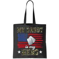 My Daddy Is My Hero Military Dad American Flag Army Proud Ar Bag