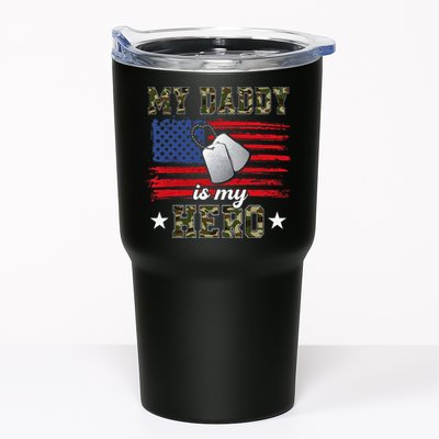 My Daddy Is My Hero Military Dad American Flag Army Proud Ar Tumbler