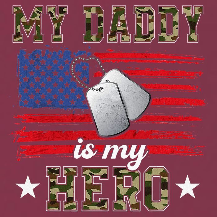 My Daddy Is My Hero Military Dad American Flag Army Proud Ar 16oz Travel Tumbler