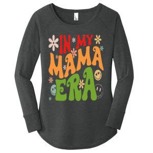 Mother's Day In My Mama Era Funny Groovy Retro Mom Women's Perfect Tri Tunic Long Sleeve Shirt