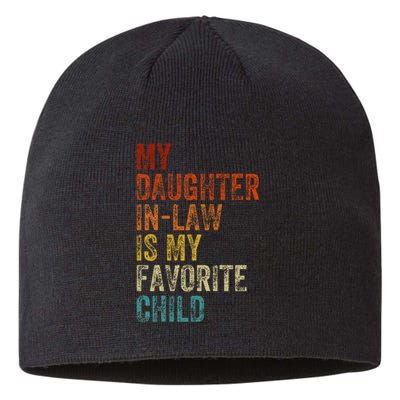 My Daughter In Law Is My Favorite Child Mother In Law Day Sustainable Beanie